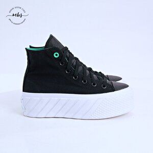 NWOT Converse Chuck Taylor Lift Ripple Platform High Too Sneakers Black Women 6